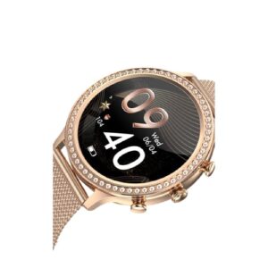 elegance smartwatch rose gold stainless steel mesh strap jpg.jpg