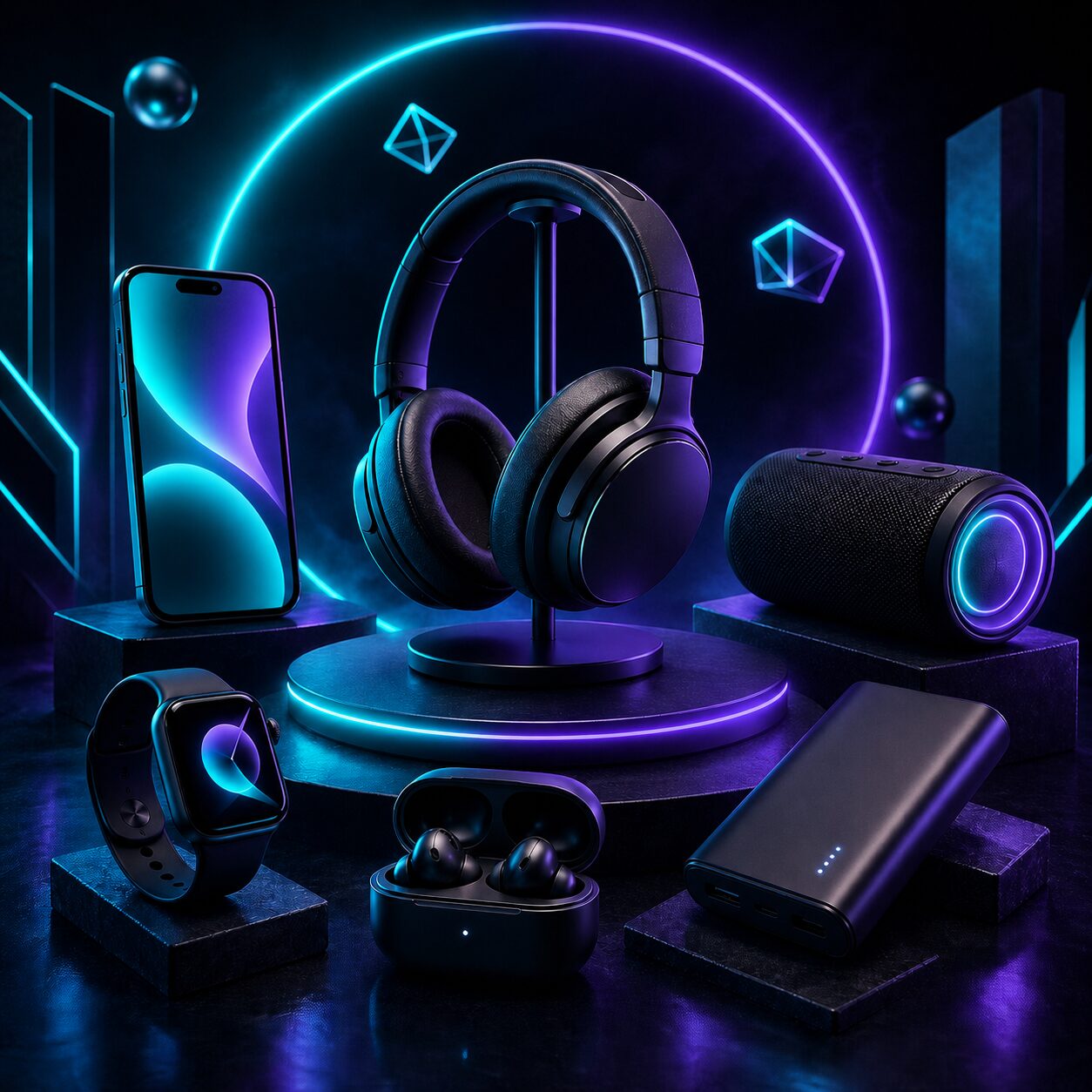 Tech Purple & Blue 04